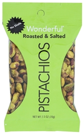 Wonderful Pistachios No Shell Roasted &amp; Salted (2.5 oz)