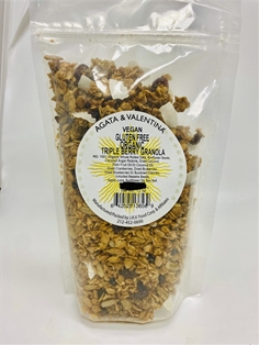 A&amp;V Gluten Free Vegan Organic Triple Berry Granola