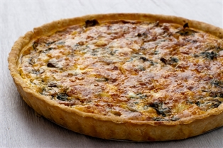 Quiche Spinach &amp; Mushroom 6"