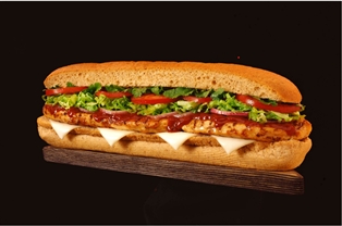 6' BBQ Chicken Hero